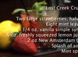 Mixology: Lost Creek Crush